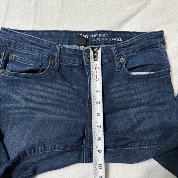 Gap Baby Boot Jeans Womens 6 Blue Stretch Dark Wash Denim 28x31 - Picture 4 of 9